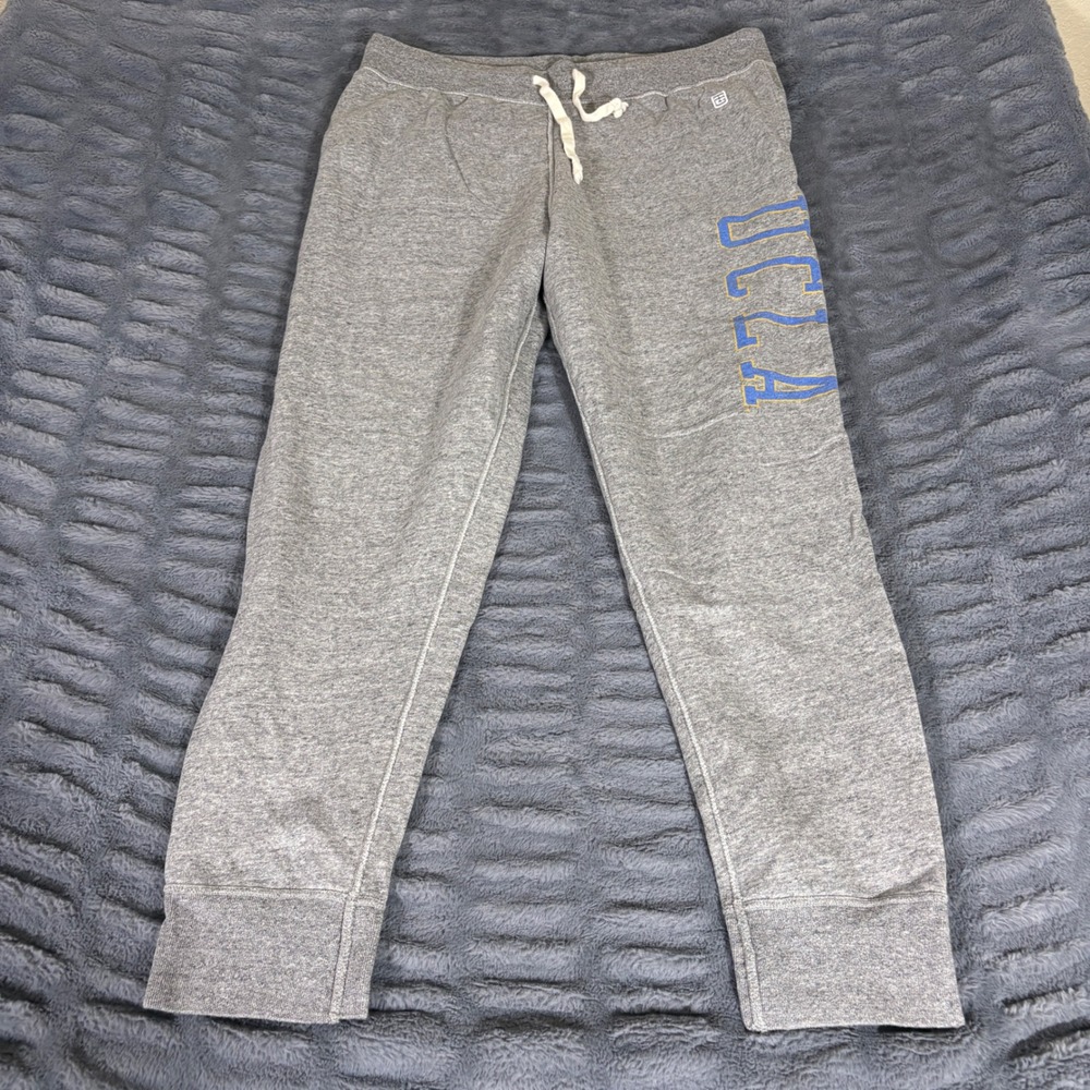 Tailgate UCLA Bruins Heather Gray Jogger Sweatpants Mens Large Collegiate NCAA